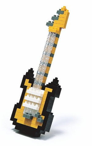 nanoblock Yellow Electric Guitar NBC 023