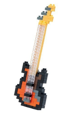 nanoblock Orange Bass Guitar NBC 051