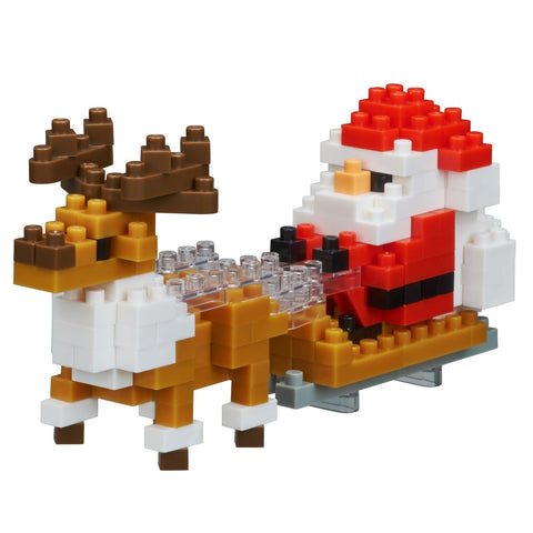 nanoblock Santa Claus with Reindeer 2017 NBC 234