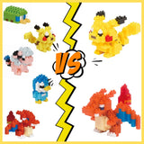 nanoblock Pokemon vs Mini Pokemon