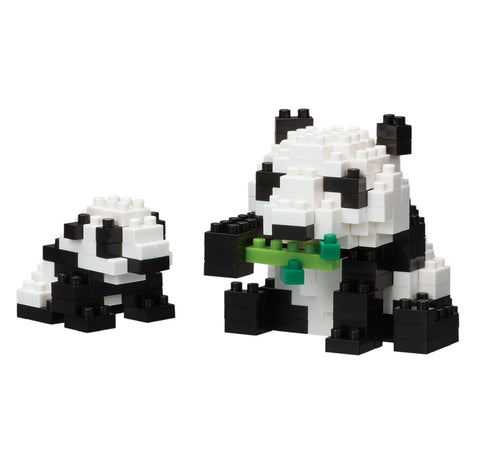 nanoblock mother & baby giant panda NBC 236