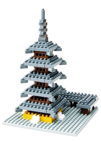 nanoblock Five Story Pagoda NBH 002