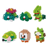 nanoblock Mini Pokemon Grass Series Set