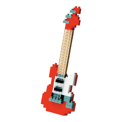 nanoblock Red Electric Guitar NBC-037