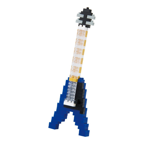 nanoblock Blue Electric Guitar NBC 095