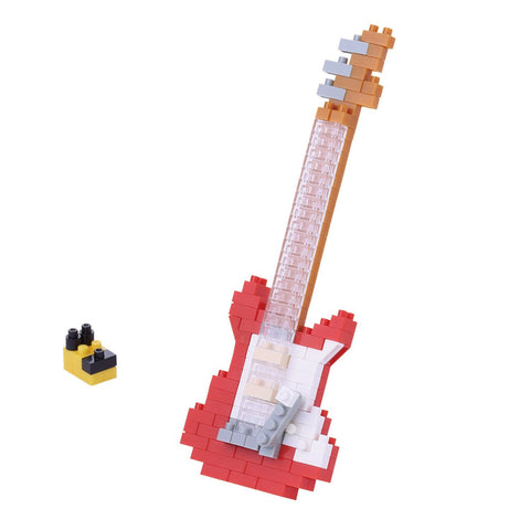 nanoblock Red Electric Guitar NBC 171