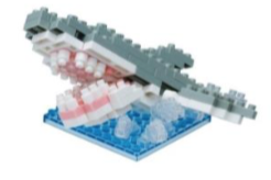 nanoblock Great White Shark Splash NBC 190