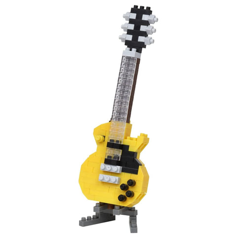 nanoblock Yellow Electric Guitar NBC 347
